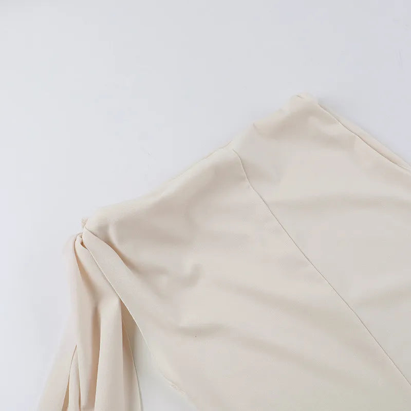 Diagonal Collar Sleeveless Sexy Maxi Dress For Women Fashion Off-shoulder Sleeveless Bodycon Long Dress Elegant