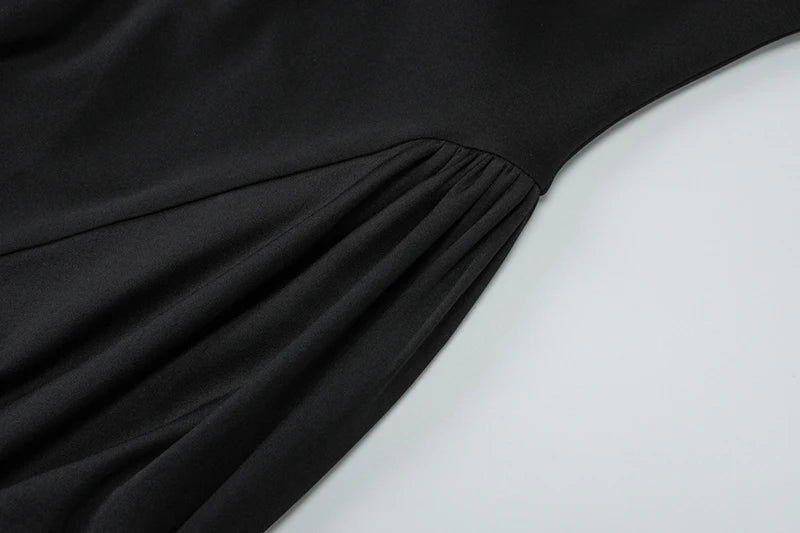 Sexy Sleeveless Patchwork Off-shoulder Backless Strapless Mini Dress For Women Solid Zipper Slim Sexy Club Party Dress