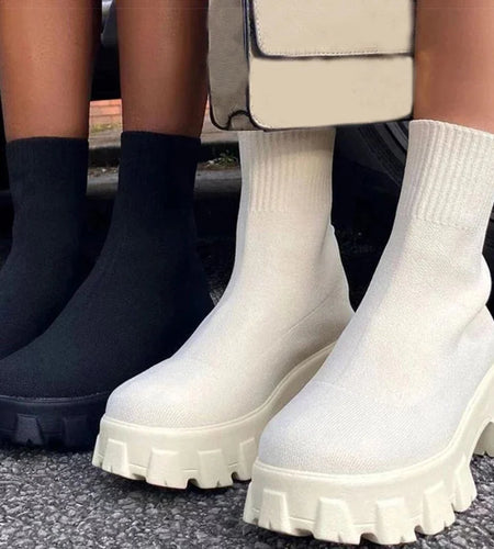 Women's Sneaker Fashion Platform Sneakers For Women's Sports Shoes With Heels Casual Zapatillas Mujer White Shoes Woman Footwear