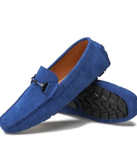 Handmade Men Loafers Luxury Genuine Leather Casual Shoes Comfortable Soft Driving Shoes Warm Fur Plus Office Moccasins v2