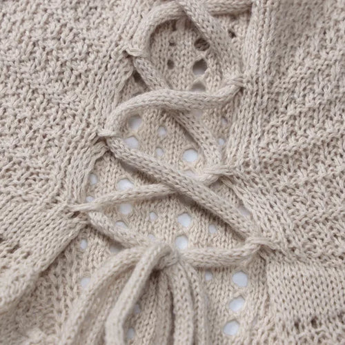 Load image into Gallery viewer, Hollow Out Backless Knit Dress For Women Spaghetti Strap Bandage Sleeveless Bodycon Club Party Sexy Long Dress Elegant
