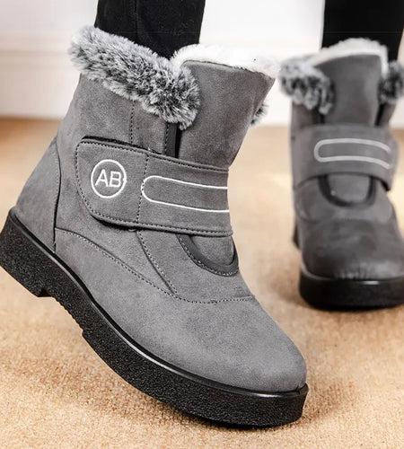 Women's Boots Classics Ankle Boots With Fur Super Warm Winter Shoes Woman Snow Boots Low Heels Women Booties Winter Footwear