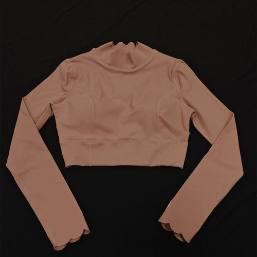 Load image into Gallery viewer, 2025 Pad Lace Tight Tank Top Women Hollow Out Backless Nude Long Sleeve Yoga Shirt Outdoor Sports Fitness Running T-shirts
