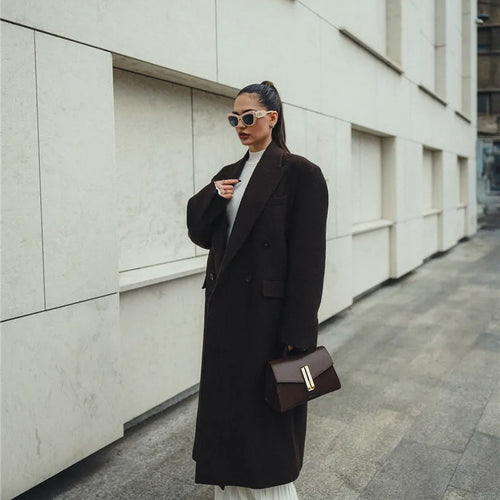 Load image into Gallery viewer, Half High Collar Sleeveless Knit Maxi Dress For Women Fashion Solid Bodycon Sexy Pleated Long Knitted Sweater Dress
