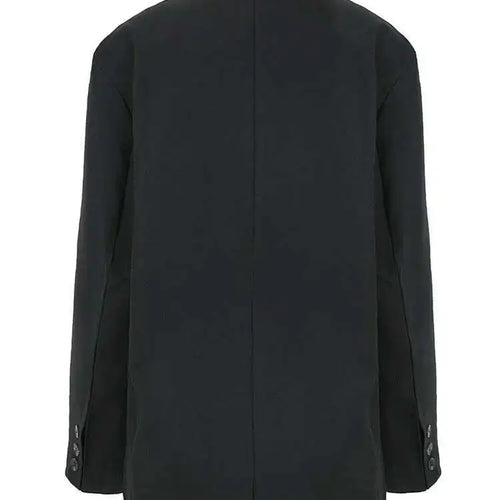 Load image into Gallery viewer, Women White Ribbon Big Size Casual Blazer New Lapel Long Sleeve Loose Fit Jacket Fashion Tide Spring Autumn 2025 1DF3280
