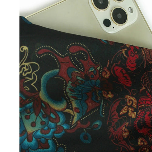 Load image into Gallery viewer, Women Black Pattern Printed Big Size Midi Dress New Round Neck Short Sleeve Fashion Tide Spring Summer 2025 1DJ0298
