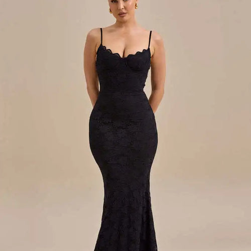 Load image into Gallery viewer, Spaghetti Strap Backless Sexy Maxi Dress For Women Gown Elegant Sleeveless Evening Club Party Bodycon Dress Clubwear
