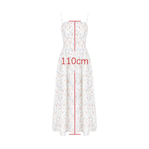 Load image into Gallery viewer, Summer Elegant Party Dresses 2024 New Arrivals Floral Print Spaghetti Strap Long Dresses One-piece Graduation Dress
