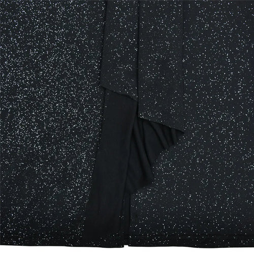 Load image into Gallery viewer, Glitter Deep V Neck Sexy Maxi Dress For Women Elegant Sparkle Long Sleeve Ruched Bodycon Split Club Party Sexy Dress
