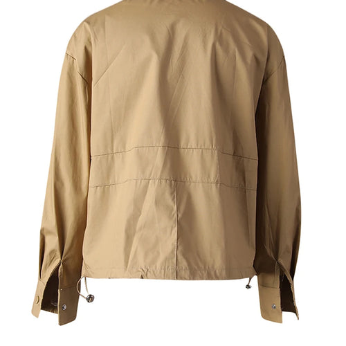 Load image into Gallery viewer, Women Pink Color Pearl Rhinestones Big Size Blouse New Lapel Long Sleeve Shirt Fashion Tide Spring Autumn 2025 CPG3257
