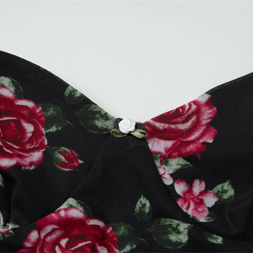 Load image into Gallery viewer, Mesh Print Sexy Mini Dress Women Summer New Spaghetti Strap Sleeveless Backless High Waist Beach Ruched Club Dress
