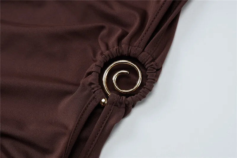 Oblique Shoulder Backless Sexy Maxi Dress For Women Fashion Off-shoulder Sleeveless High Waist Bodycon Club Long Dress