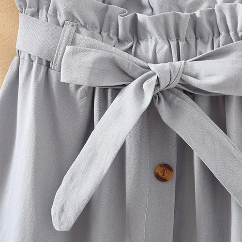 Load image into Gallery viewer, Summer Autumn Skirts Womens 2024 Midi Knee Length Korean Elegant Button High Waist Skirt Female Pleated School Skirt
