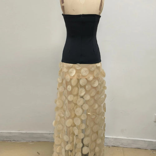 Load image into Gallery viewer, Hit Color Slimming Dresses For Women Slash Neck Sleeveless High Waist Temperament Dress Female Fashion Style New
