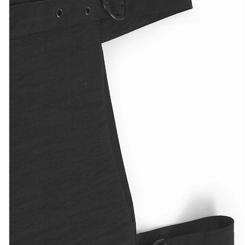 Load image into Gallery viewer, Women Black Irregular Big Size Midi Strap Dress New Square Collar Sleeveless Fashion Tide Spring Autumn 2025 1DJ1229
