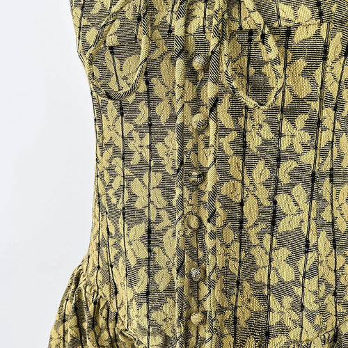 Load image into Gallery viewer, Women Green Printed Bandage Long Spaghetti Strap Dress New V-Neck Sleeveless Fashion Tide Spring Summer 2025 1DJ1311
