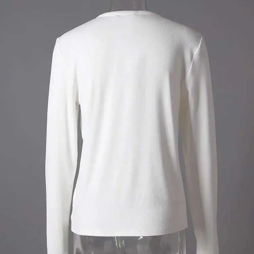 Load image into Gallery viewer, White Black Slim Elegant Knitting Cardigan Sweater O-Neck Long Sleeve Women New Fashion Tide Spring Autumn 2025 CPG2857
