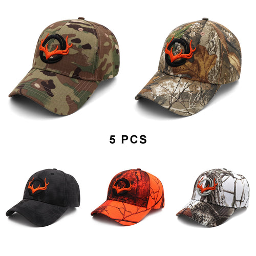 Load image into Gallery viewer, Camo Baseball Cap Fishing Caps Men Outdoor Hunting Camouflage Jungle Hat 3D Deer Head Hiking Casquette Hats
