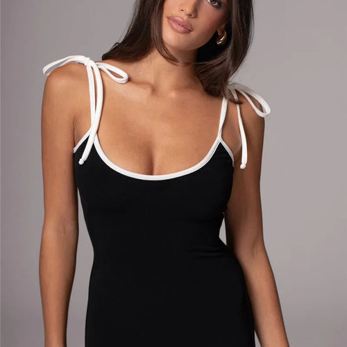 Load image into Gallery viewer, Spaghetti Strap Lace-up Sexy Maxi Dress For Women Gown Fashion Sleeveless Backless Bodycon Evening Sexy Long Dress
