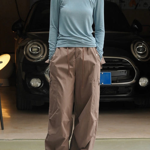 Load image into Gallery viewer, Women White Brief Backlesss Elegant Slim T-shirt New Round Neck Long Sleeve Fashion Tide Spring Summer 2025 1DJ1477
