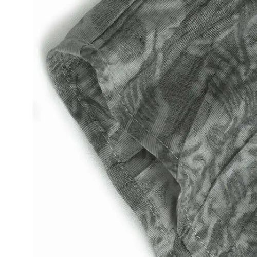 Load image into Gallery viewer, Women Apricot Pleated Irregular Printed Big Size Blouse New Lapel Short Sleeve Shirt Fashion Spring Summer 2025 1DJ0122
