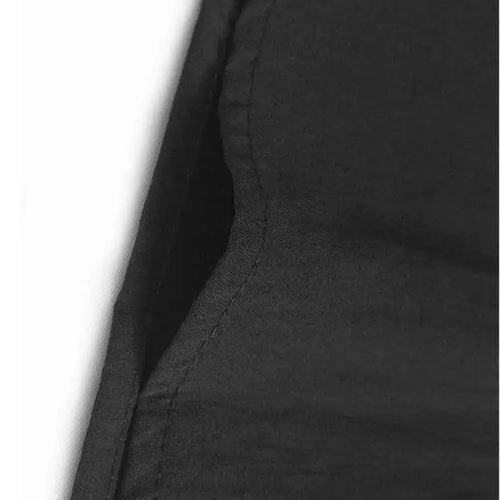 Load image into Gallery viewer, Women Black Pleated Brief Big Size Midi Dress New Round Neck Three-quarter Sleeve Fashion Spring Autumn 2025   1DJ0716
