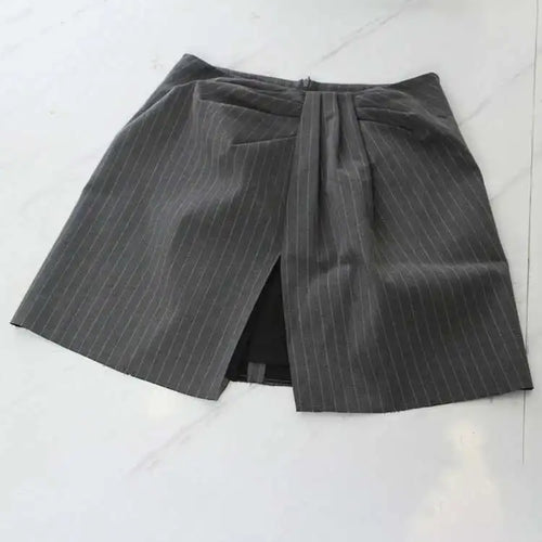 Load image into Gallery viewer, High Waist Gray Lace Striped Long Wide Leg Elegant Pants New Trousers Women Fashion Tide Spring Autumn 2025 1DH7476
