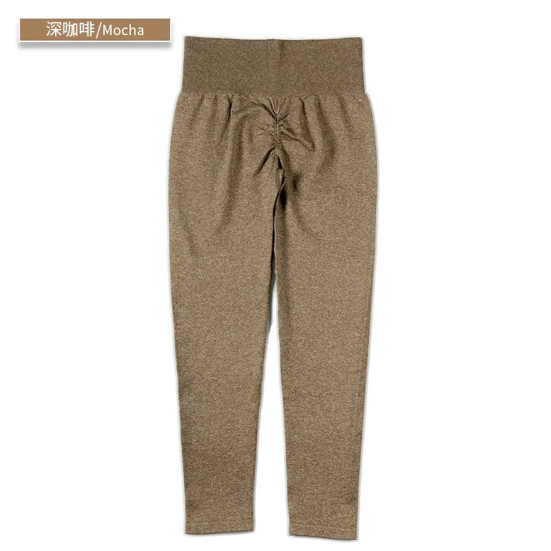 High Waist Nylon Scrunch Yoga Pant Women Sport Legging Gym Squat Proof Fitness Hip Lift Workout Shorts Tights Active Wear