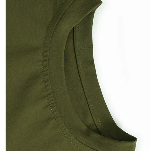 Load image into Gallery viewer, Women Green Drawstring Pocket Big Size Midi Dress New Round Neck Short Sleeve Fashion Tide Spring Summer 2025 1DJ1355
