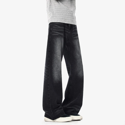 Load image into Gallery viewer, Men&#39;s Jeans Straight Wide Leg Trendy Gradient Color Tide New American Style High Street Male Summer Clothing 2025 9W1853
