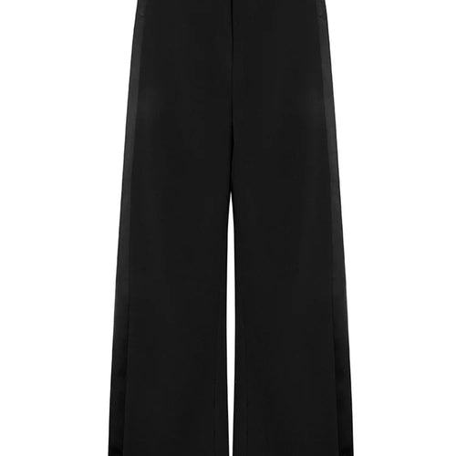 Load image into Gallery viewer, Patchwrok Minimalist Trousers For Women High Waist Spliced More Than A Pocket Casual Wide Leg Pants Female Fashion
