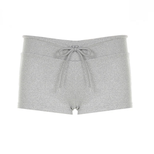 Load image into Gallery viewer, Casual Solid Drawstring Mini Micro Shorts Women&#39;s Skinny Sporty Knitted Short Bottoms Summer Basic Yoga Homewear New
