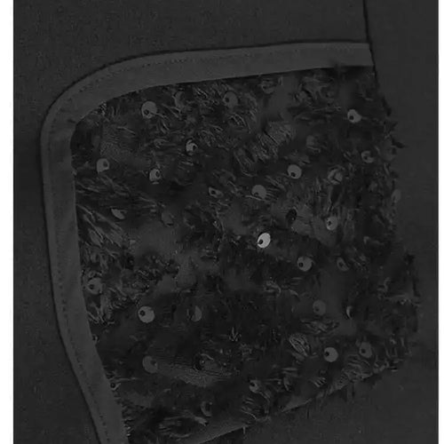 Load image into Gallery viewer, Women Black Sequins Spliced Big Size Midi Vest Dress New V-Neck Sleeveless Fashion Tide Spring Autumn 2025 1DH9971
