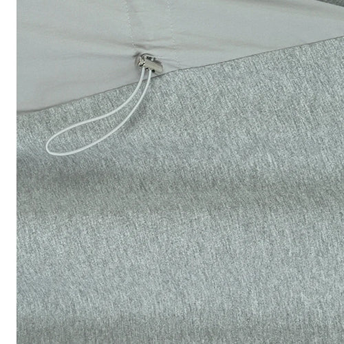 Load image into Gallery viewer, Women Gray Drawstring Pocket Big Size Midi Dress New Round Neck Short Sleeve Fashion Tide Spring Summer 2025 1DJ1193
