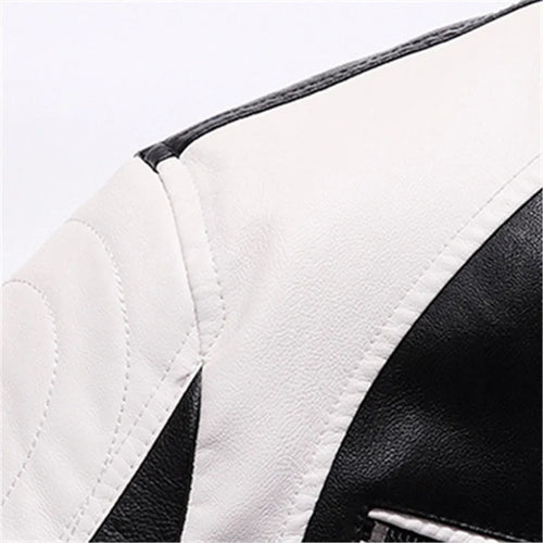 Load image into Gallery viewer, Men Plus Thick Coats Spring/ Autumn chaqueta hombre Mens Leather Jackets Casual High Quality Classic Motorcycle Bike Jacket
