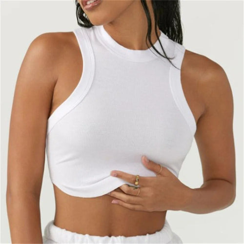 Load image into Gallery viewer, Pad Sports Bra Yoga Vest Breathable Sports Tank Top T-shirt Sleeveless Fitness For Women Gym Workout Sexy Breathable Shirt
