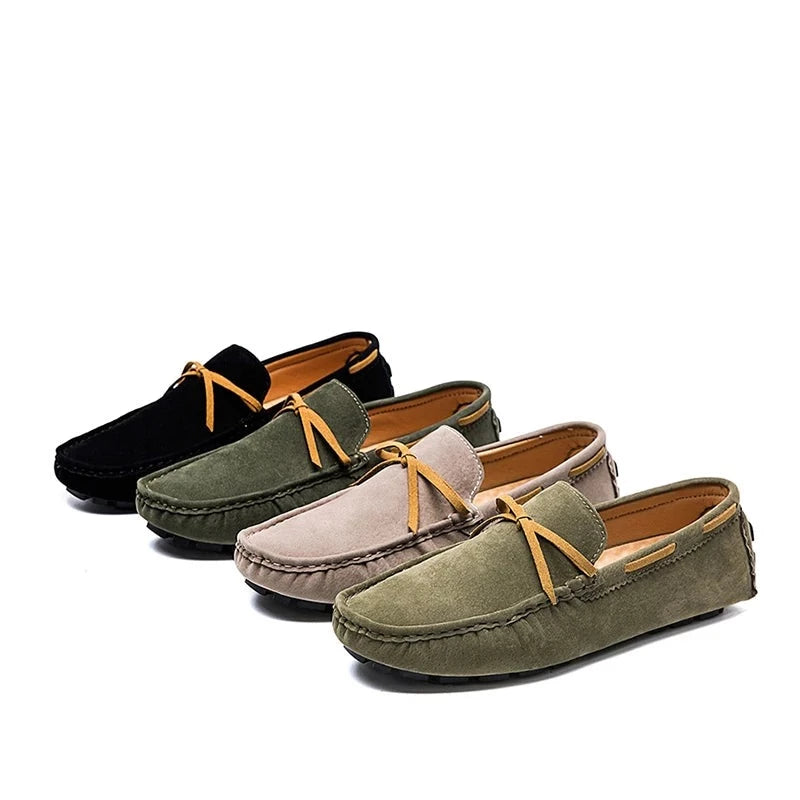 Spring Autumn Fashion Casual Shoes Handmade High Quality PU Leather Slip-on Comfortable Breathable Loafers Size 36-48