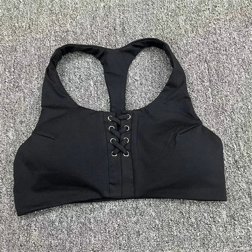 Load image into Gallery viewer, Cross Women Sports Bra High Impact Sports Bra Yoga Fitness Top Sports Underwear Push-Up Bra Sportswear Sports Top Female

