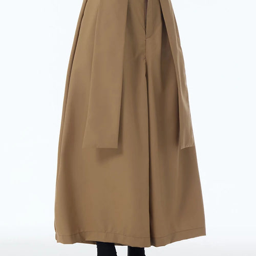 Load image into Gallery viewer, High Elastic Waist Khaki Patch Spliced Long Wide Leg Pants New Trousers Women Fashion Tide Spring Autumn 2025 1DJ1253
