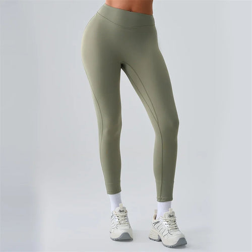 Load image into Gallery viewer, Women's Seamless Leggings Side Pockets Sports High Waist Hip Lifting Tummy Control GYM Tights Workout Fitness Elastic Yoga Pants

