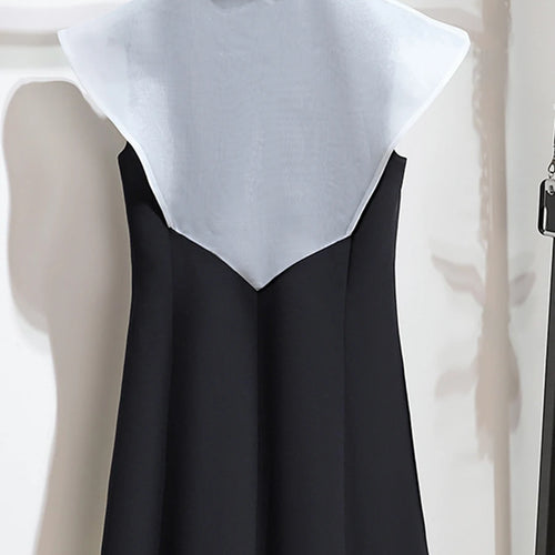 Load image into Gallery viewer, Hit Color Slimming Waistcoats For Women V Neck Sleeveless Tunic Temperament Coats Female Fashion Style Clothes New
