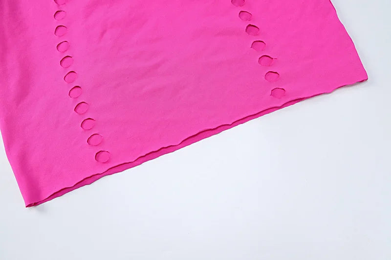 Black Hollow Out Sexy Mini Dress For Women 2023 Spring New O Neck Full Sleeve Bodycon Club Party Short Dress Vestido