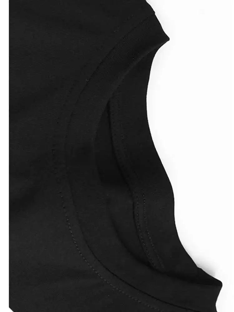 Women Gray Mesh Spliced Big Size Casual Midi Dress New Round Neck Short Sleeve Fashion Tide Spring Summer 2025 1DH9817