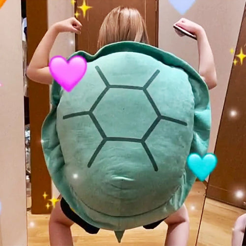 Load image into Gallery viewer, 150cm Kawaii Huge Size Turtle Shell Pillow Plush Toys Big Tortoise Clothes Stuffed Soft for Sleeping Cushion Cosplay Game Gift
