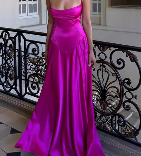 Sexy Camisole Slim Backless Long Dress For Women Elegant Sleeveless Party Club Evening Dress Summer New 2025 Vestidos