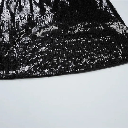 Load image into Gallery viewer, Sheer Mesh Spaghetti Strap Sexy Maxi Dress For Women Gown Glitter Sleeveless Backless High Waist Bodycon Club Dress
