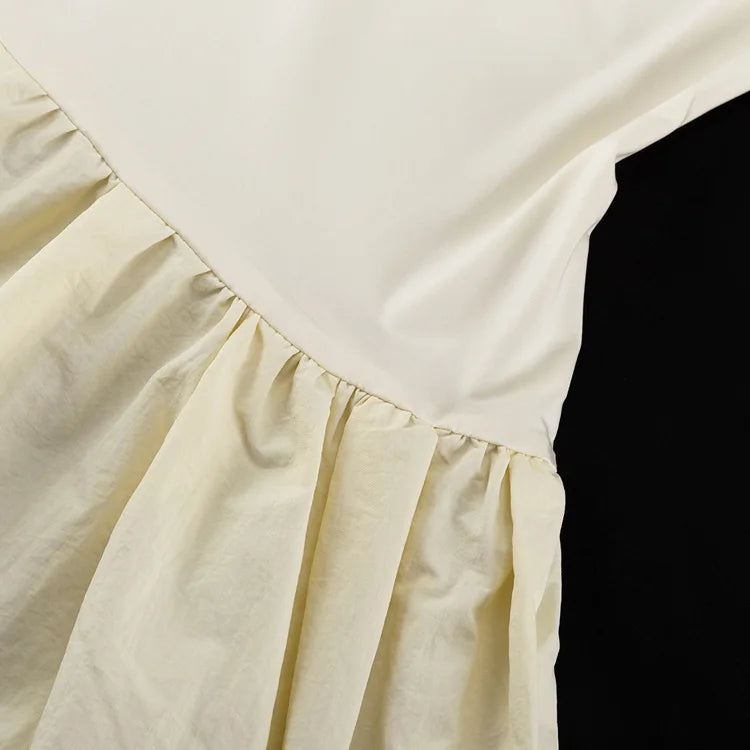 Patchwork Sleeveless Maxi Dress For Women Autumn New Casual Solid O Neck Loose A-line Long Tank Dress Elegant Fashion