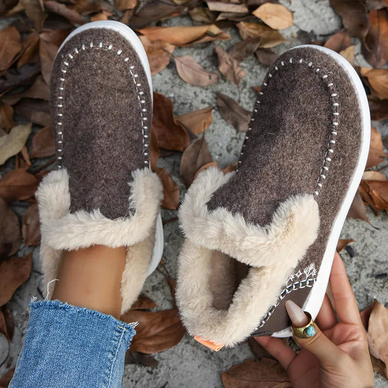 Women Boots Women's Ankle Boots For Winter Shoes Woman 2025 Fur Botas Mujer Keep Warm Booties Female Snow Boots Winter Footwear