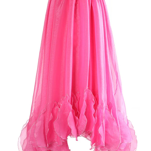 Load image into Gallery viewer, High Elastic Waist Black Organza Ruffles Irregular Shaped Half-body Skirt Women Fashion New Spring Autumn 2025 1DJ0913
