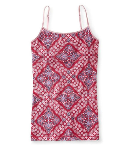 Ladies Crop Top Women Summer Clothes Geometric Pattern Print Low Cut Spaghetti Strap Sleeveless Camisole y2k Streetwear